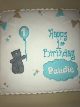 Baby Bear Birthday Cake