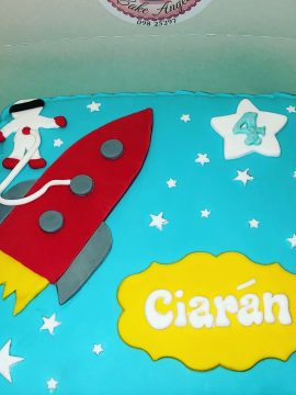 Space Themed Birthday Cake